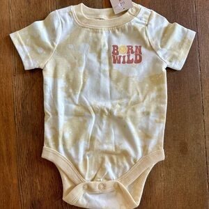 Garanimals Cream 'Born Wild' Bodysuit